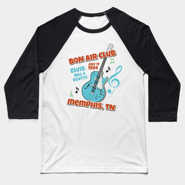 Rockabilly Baseball T-Shirt by PopGraphics